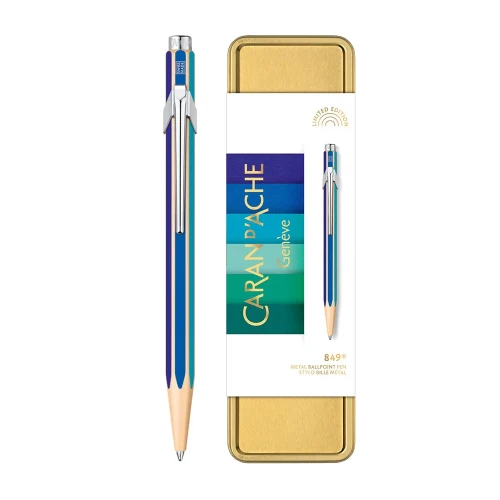 Ручка Caran d'Ache 849 COLOUR TREASURE Cold Rainbow Limited Edition купить по цене 2995 грн на сайте - THEWATCH