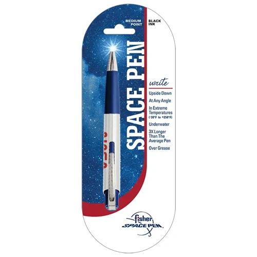 Ручка Fisher Space Pen Eclipse NASA Worm Logo White & Blue купити за ціною 1245 грн на сайті - THEWATCH