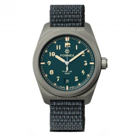 Мужские наручные часы FORMEX FIELD AUTOMATIC "PETROL BLUE" 40MM 0660.1.6533.844 купить по цене 45600 грн на сайте - THEWATCH