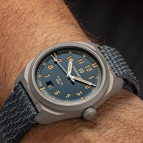Чоловічий годинник FORMEX FIELD AUTOMATIC "PETROL BLUE" 40MM 0660.1.6533.844 купити за ціною 45600 грн на сайті - THEWATCH