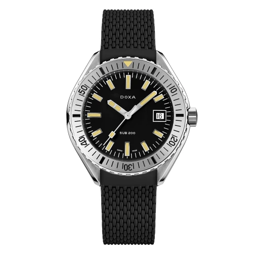Чоловічий годинник DOXA SUB 200 SHARKHUNTER STAINLESS STEEL BEZEL 796.10.101.20 купити за ціною 57800 грн на сайті - THEWATCH