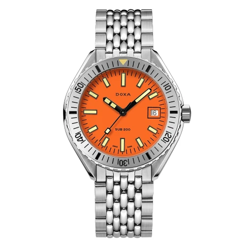 Чоловічий годинник DOXA SUB 200 PROFESSIONAL STAINLESS STEEL BEZEL 796.10.351.10 купити за ціною 60000 грн на сайті - THEWATCH