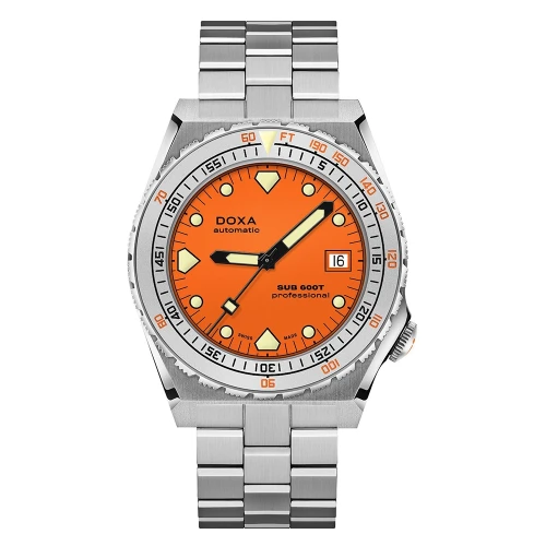 Чоловічий годинник DOXA SUB 600T PROFESSIONAL STAINLESS STEEL BEZEL 862.10.351.10 купити за ціною 76500 грн на сайті - THEWATCH