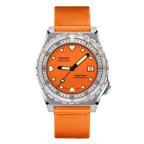 Чоловічий годинник DOXA SUB 600T PROFESSIONAL STAINLESS STEEL BEZEL 862.10.351.21-N купити за ціною 68800 грн на сайті - THEWATCH