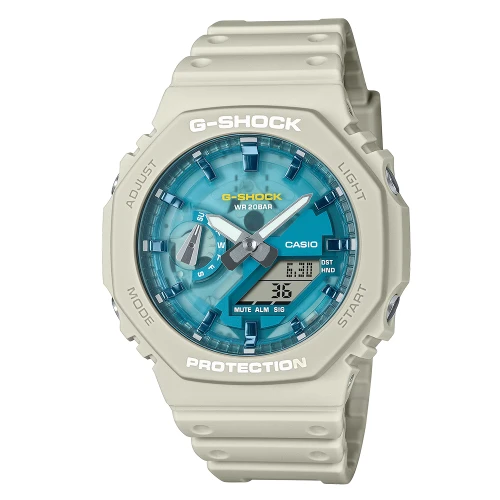 Чоловічий годинник CASIO GA-2100AS-5AER купити за ціною 9050 грн на сайті - THEWATCH