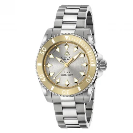 Чоловічий годинник GUCCI DIVE 40MM YA136357 купити за ціною 142180 грн на сайті - THEWATCH