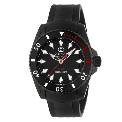 Чоловічий годинник GUCCI DIVE 40MM YA136361 купити за ціною 136130 грн на сайті - THEWATCH