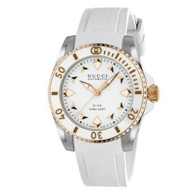 Жіночий годинник GUCCI DIVE AUTOMATIC 36 MM YA136407 купити за ціною 133100 грн на сайті - THEWATCH