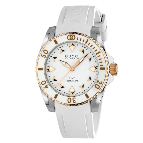 Женские наручные часы GUCCI DIVE AUTOMATIC 36 MM YA136407 купить по цене 133100 грн на сайте - THEWATCH