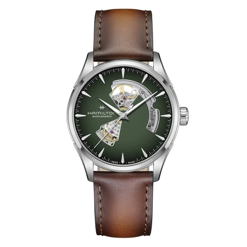 Чоловічий годинник HAMILTON JAZZMASTER OPEN HEART AUTO 42MM H32705560 купити за ціною 62060 грн на сайті - THEWATCH