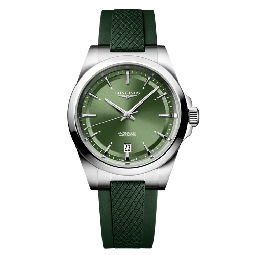 Чоловічий годинник LONGINES CONQUEST 38MM L3.720.4.02.9 купити за ціною 120630 грн на сайті - THEWATCH