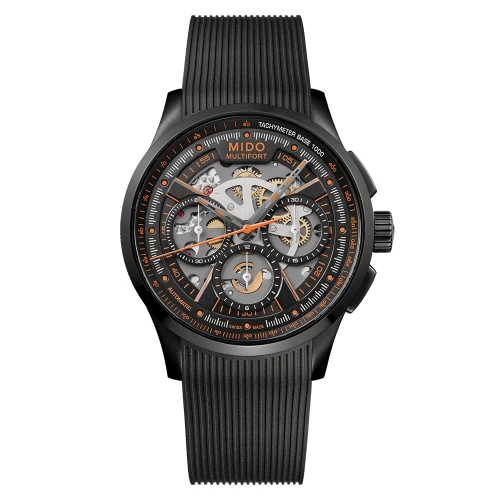 Чоловічий годинник MIDO MULTIFORT SKELETON CHRONOGRAPH M038.662.37.050.00 купити за ціною 0 грн на сайті - THEWATCH