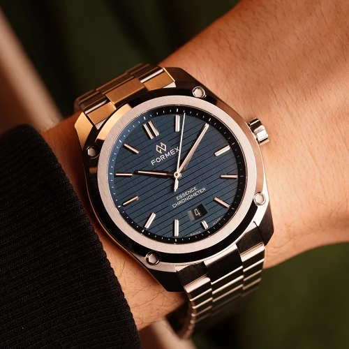 Чоловічий годинник FORMEX ESSENCE AUTOMATIC COSC "BLUE" 43MM 0330.1.6331.100 купити за ціною 92600 грн на сайті - THEWATCH