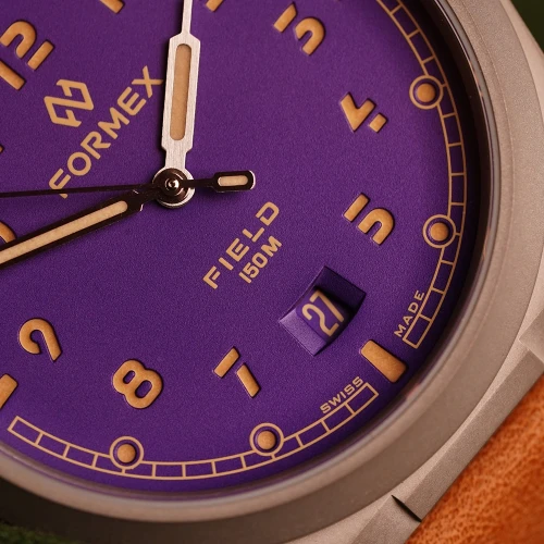 Мужские наручные часы FORMEX FIELD AUTOMATIC "ULTRA VIOLET" 40MM 0660.1.6593.723 купить по цене 55200 грн на сайте - THEWATCH