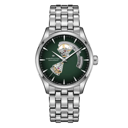 Чоловічий годинник HAMILTON JAZZMASTER OPEN HEART AUTO 42MM H32705160 купити за ціною 67050 грн на сайті - THEWATCH