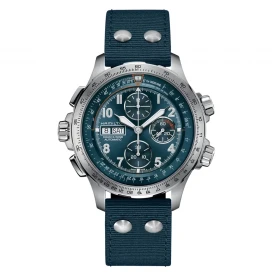Мужские наручные часы HAMILTON KHAKI AVIATION X-WIND AUTO CHRONO H77906940 купить по цене 124430 грн на сайте - THEWATCH