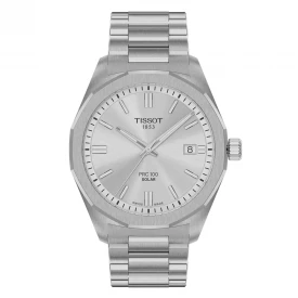 Чоловічий годинник TISSOT PRC 100 SOLAR 39MM T151.422.11.031.00 купити за ціною 26810 грн на сайті - THEWATCH