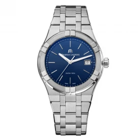 Мужские наручные часы MAURICE LACROIX AIKON QUARTZ DATE 40MM AI1108-SS00F-430-C купить по цене 66460 грн на сайте - THEWATCH