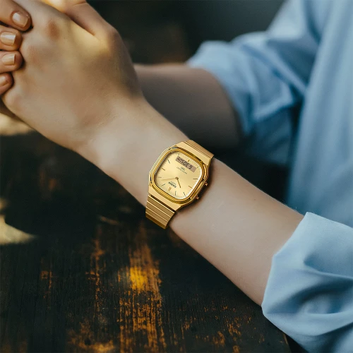 Чоловічий годинник CASIO VINTAGE EDGY AQ-240EG-9AEF купити за ціною 6010 грн на сайті - THEWATCH