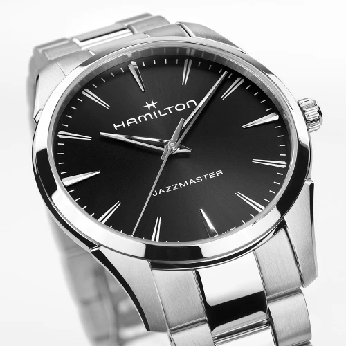 Мужские наручные часы HAMILTON JAZZMASTER QUARTZ 40MM H32461131 купить по цене 24640 грн на сайте - THEWATCH