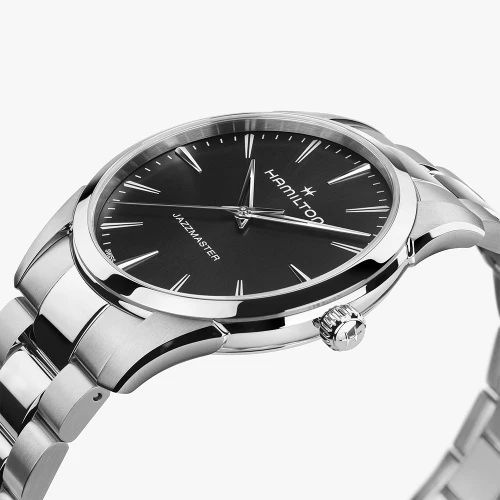 Мужские наручные часы HAMILTON JAZZMASTER QUARTZ 40MM H32461131 купить по цене 24640 грн на сайте - THEWATCH