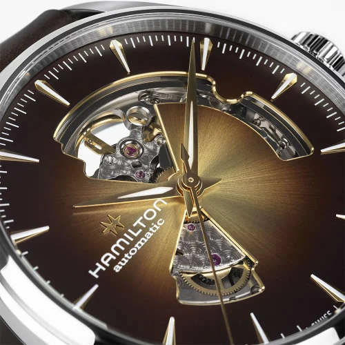 Чоловічий годинник HAMILTON JAZZMASTER OPEN HEART AUTO 42MM H32705501 купити за ціною 62060 грн на сайті - THEWATCH