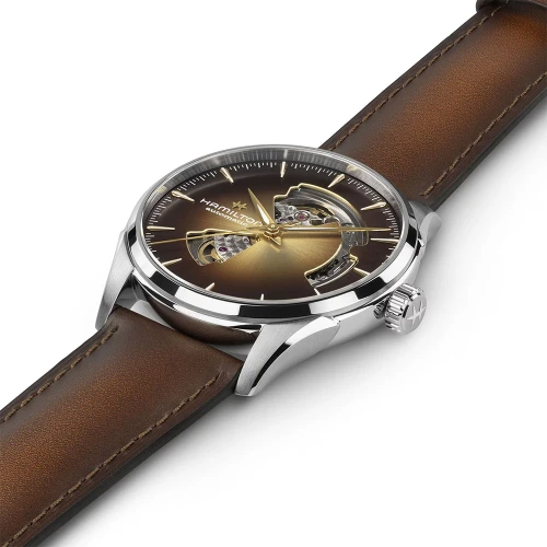 Чоловічий годинник HAMILTON JAZZMASTER OPEN HEART AUTO 42MM H32705501 купити за ціною 62060 грн на сайті - THEWATCH