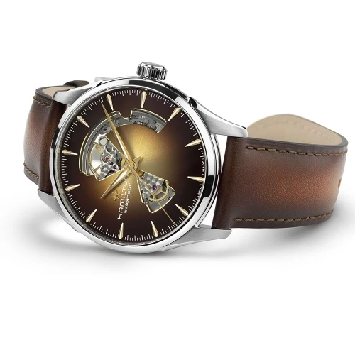 Чоловічий годинник HAMILTON JAZZMASTER OPEN HEART AUTO 42MM H32705501 купити за ціною 62060 грн на сайті - THEWATCH