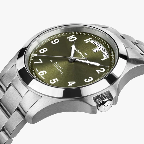 Чоловічий годинник HAMILTON KHAKI FIELD KING DAY-DATE 40MM H64475160 купити за ціною 45530 грн на сайті - THEWATCH