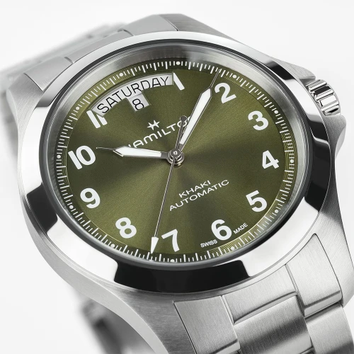 Чоловічий годинник HAMILTON KHAKI FIELD KING DAY-DATE 40MM H64475160 купити за ціною 45530 грн на сайті - THEWATCH