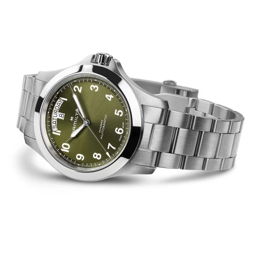 Чоловічий годинник HAMILTON KHAKI FIELD KING DAY-DATE 40MM H64475160 купити за ціною 45530 грн на сайті - THEWATCH
