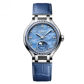 Жіночий годинник LONGINES PRIMALUNA MOONPHASE L8.126.0.97.2 купити за ціною 368410 грн на сайті - THEWATCH