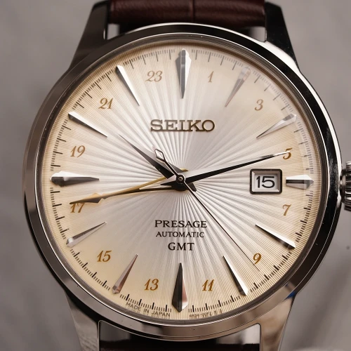 Чоловічий годинник PRESAGE COCKTAIL TIME ACACIA GMT SSK041J1 купити за ціною 31200 грн на сайті - THEWATCH