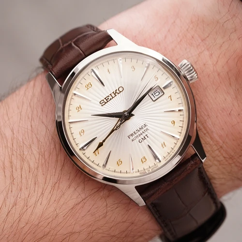 Чоловічий годинник PRESAGE COCKTAIL TIME ACACIA GMT SSK041J1 купити за ціною 31200 грн на сайті - THEWATCH