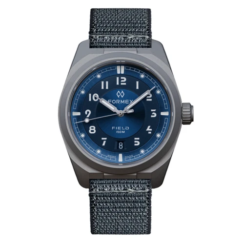 Мужские наручные часы FORMEX FIELD AUTOMATIC "DEEP BLUE" 40MM 0660.1.6532.844 купить по цене 45600 грн на сайте - THEWATCH