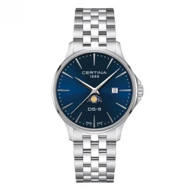 Мужские наручные часы CERTINA DS-8 MOONPHASE GENT C045.423.11.041.00 купить по цене 25720 грн на сайте - THEWATCH