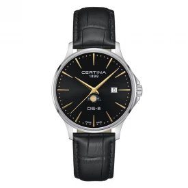 Чоловічий годинник CERTINA DS-8 MOONPHASE GENT C045.423.16.051.00 купити за ціною 21860 грн на сайті - THEWATCH