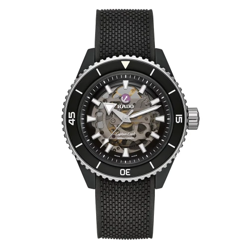 Чоловічий годинник RADO CAPTAIN COOK HIGH-TECH CERAMIC SKELETON R32129168 купити за ціною 243240 грн на сайті - THEWATCH