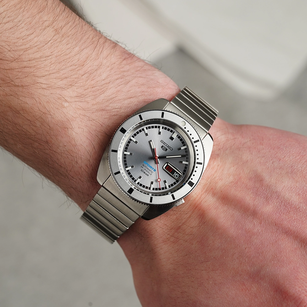 【希少・レア】Syncros ø26.8 225mm ショート ヴィンテージ Чоловічий годинник SEIKO 5 SPORTS ASH BLUE 1968 RE-CREATION