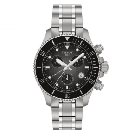 Чоловічий годинник TISSOT SEASTAR 1000 QUARTZ CHRONOGRAPH 38 MM T120.217.11.061.00 купити за ціною 30960 грн на сайті - THEWATCH