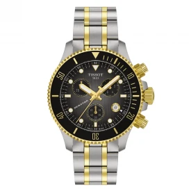 Чоловічий годинник TISSOT SEASTAR 1000 QUARTZ CHRONOGRAPH 38 MM T120.217.22.061.00 купити за ціною 33520 грн на сайті - THEWATCH
