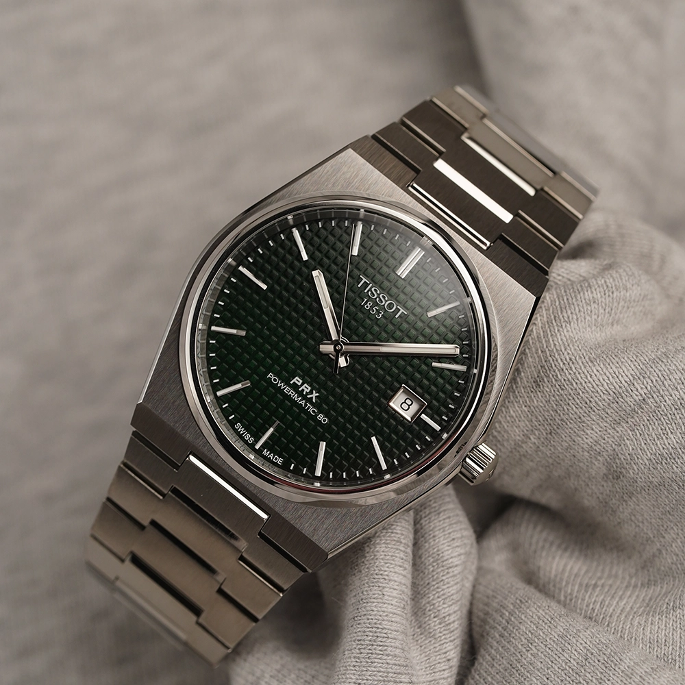 Чоловічий годинник TISSOT PRX POWERMATIC 80 40MM T137.407.11