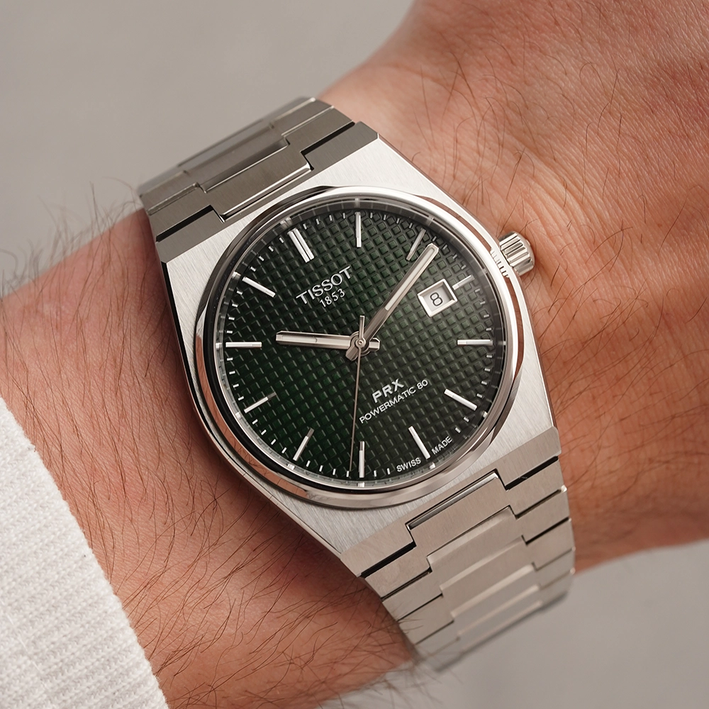 Чоловічий годинник TISSOT PRX POWERMATIC 80 40MM T137.407.11