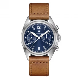 Мужские наручные часы HAMILTON KHAKI AVIATION PILOT PIONEER MECHANICAL CHRONO H76409540 купить по цене 124430 грн на сайте - THEWATCH