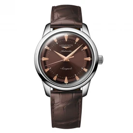 Чоловічий годинник LONGINES CONQUEST HERITAGE L1.650.4.62.2 купити за ціною 179310 грн на сайті - THEWATCH
