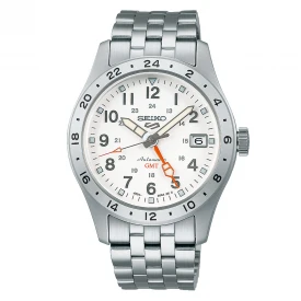 Чоловічий годинник SEIKO 5 SPORTS OVERWHITE FIELD GMT SSK059K1 купити за ціною 23900 грн на сайті - THEWATCH