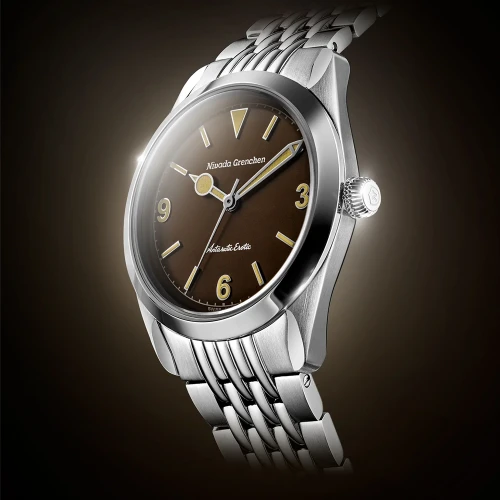 Мужские наручные часы NIVADA GRENCHEN ANTARCTIC EROTIC BROWN 320693M04 купить по цене 97500 грн на сайте - THEWATCH