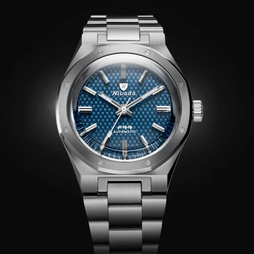 Чоловічий годинник NIVADA GRENCHEN F77 SST BLUE MK1 37MM 68001A77 купити за ціною 76700 грн на сайті - THEWATCH