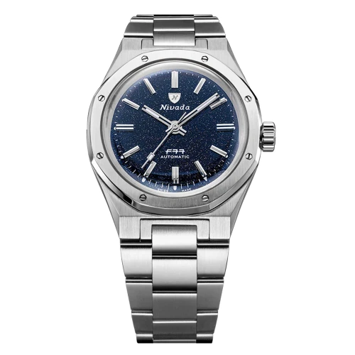 Чоловічий годинник NIVADA GRENCHEN F77 SST DARK BLUE AVENTURINE MK1 37 MM 68010A77 купити за ціною 88800 грн на сайті - THEWATCH