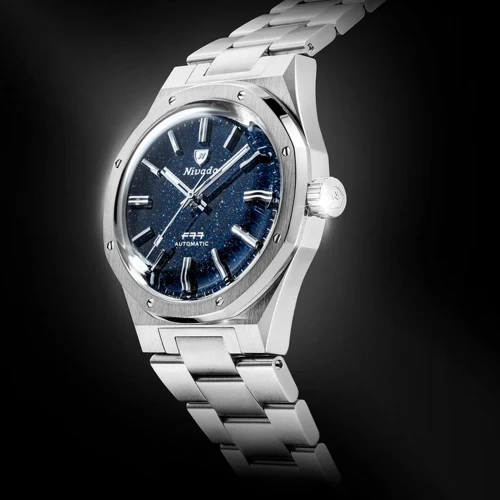 Чоловічий годинник NIVADA GRENCHEN F77 SST DARK BLUE AVENTURINE MK1 37 MM 68010A77 купити за ціною 88800 грн на сайті - THEWATCH